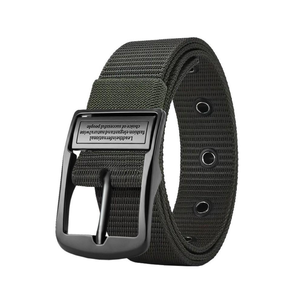 Durable Men Casual Belt Adjustable Quick Release Belt Casual Canvas Nylon Belt Everyday Wear
