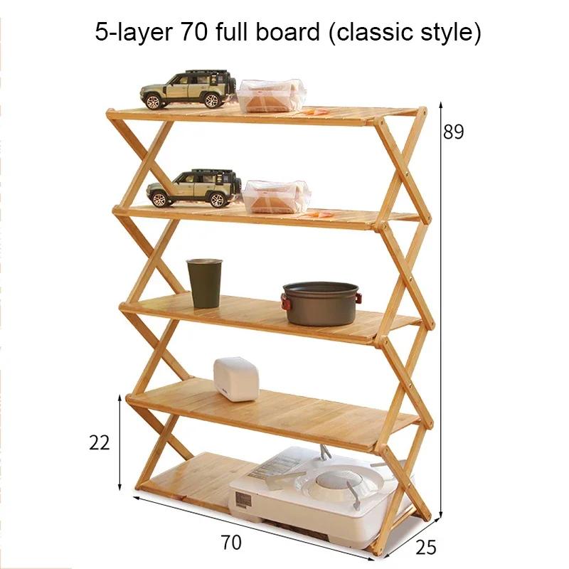 Складная полка для кемпинга, на открытом воздухе, большая вместимость, настольный органайзер, полки, многослойный, простой, для пикника, барбекю, стеллаж для хранения, стол