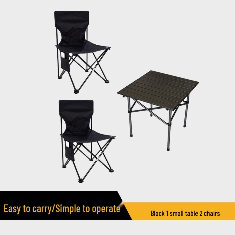 Chi Qi Outdoor Foldable Camping Table and Chair Set