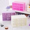 Desk Storage Box for Mini Drawers, Stackable Nine-square Grid Storage Box, Hairpin/sticker/jewelry Accessories Storage Box