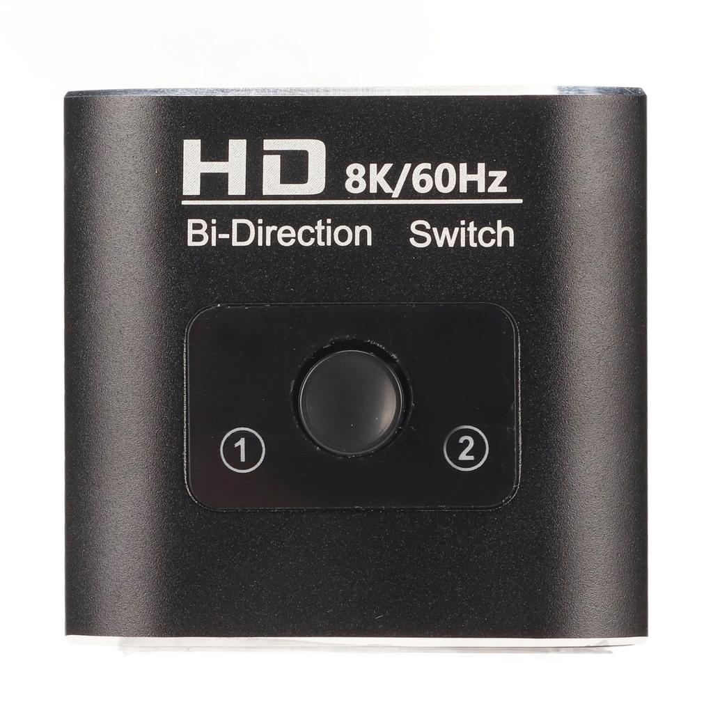 8K HD Multimedia Interface Switcher 2 In 1 Out HD Video Splitter 1 In 2 Out Bi Directional Switcher
