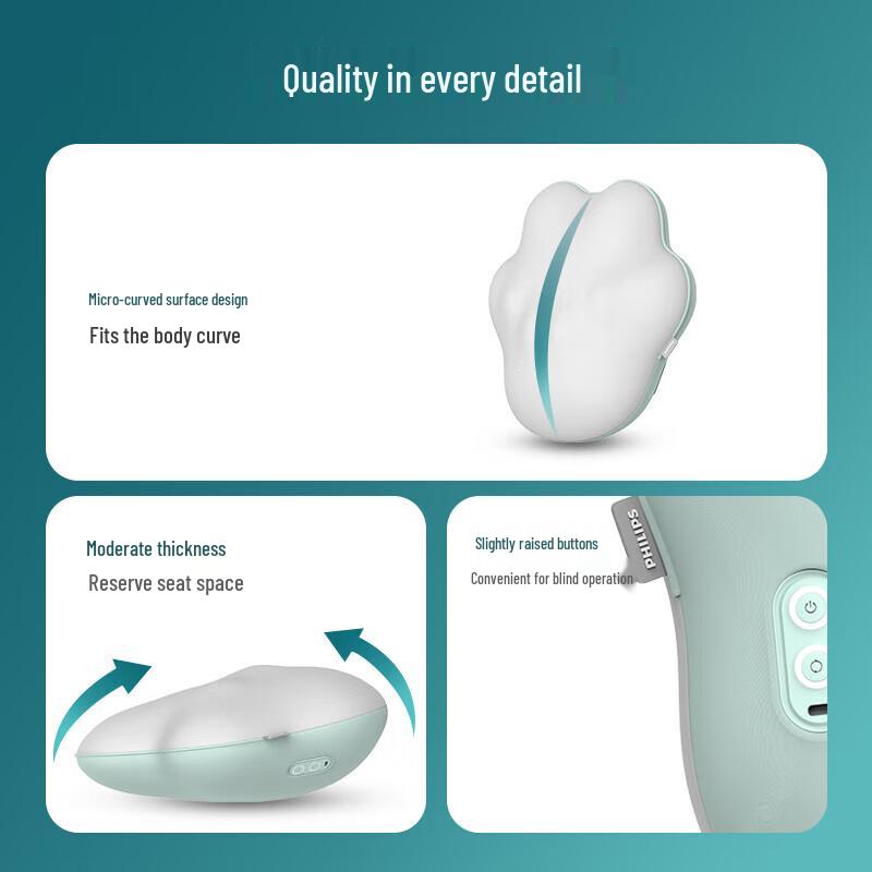 Philips PPM3113B Lumbar Massager Cushion