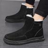 Golden Sapling Winter Snow Boots Men Fashion Platform Flats Shoes Thicken Warm Plush Ankle Botas Male Outdoor Windproof Shoes