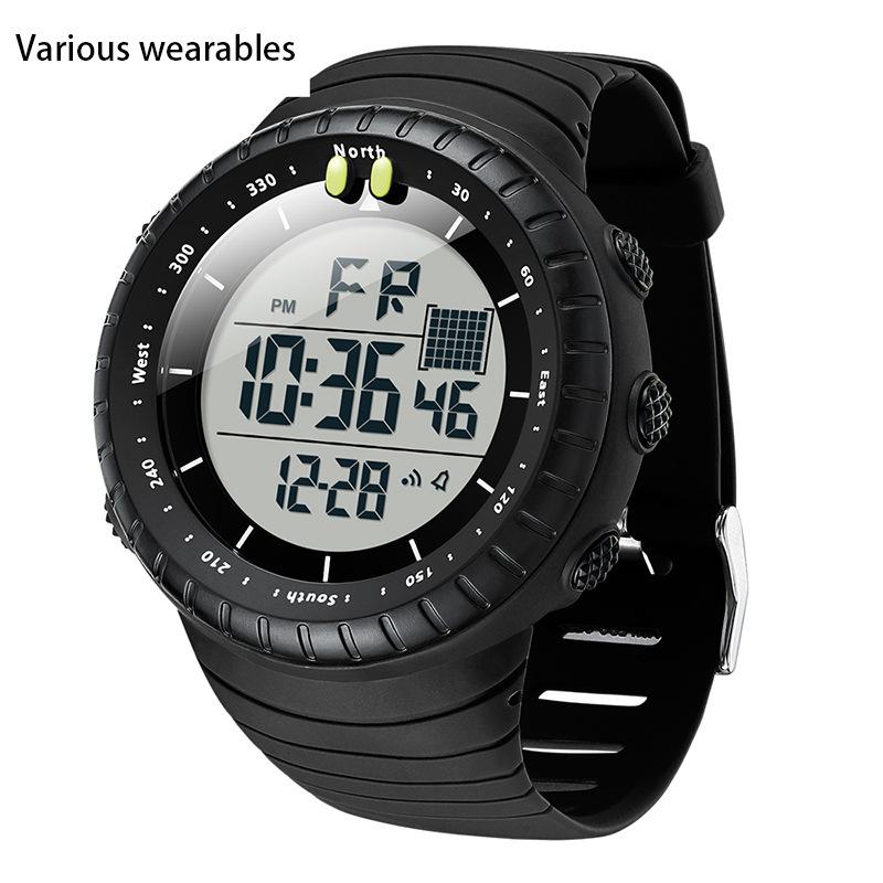 Модные цифровые часы с холодным светом, простые многофункциональные водонепроницаемые электронные часы, спортивные мужские часы для спорта на открытом воздухе