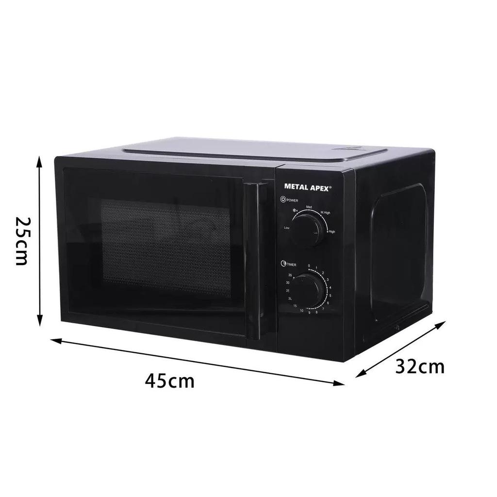 Многофункциональная микроволновая печь 20 л / 25 л с поворотным столом и механическим регулятором