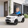 Kids' Electric Car, 12V Kids' Vehicle with Remote Control, LED Lights, Music and Horn, 3-6 Years, White