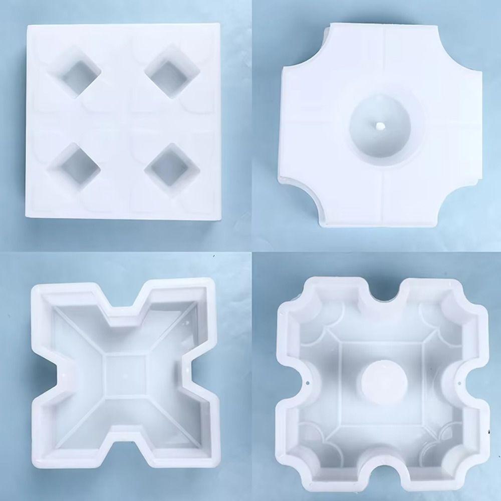 1Pcs 25x6cm Stepping Stone Paver Plastic Concrete Path Maker Mold For Lawn Patio Yard Garden