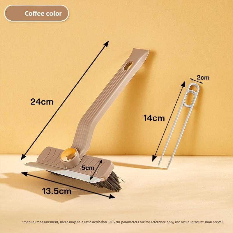 Многофункциональная вращающаяся щетка четыре-в-одном для очистки межплиточных швов в ванной комнате, скребок для очистки швов