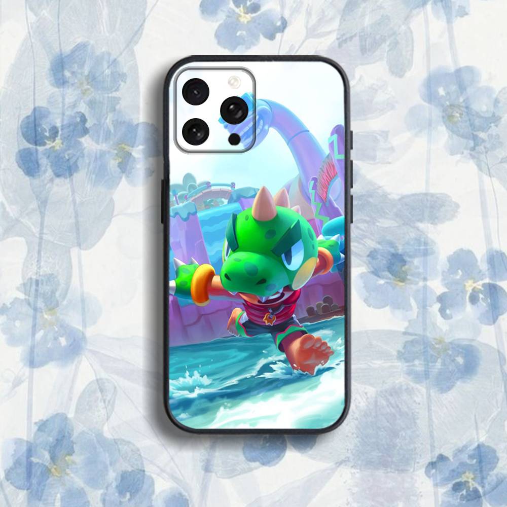 Чехол для телефона S-Stars L-Leon Game для iPhone 17,16,15,14,13,12,Pro,Max,Plus,E,SE4,Air,Mini Черный Мягкий Бокс