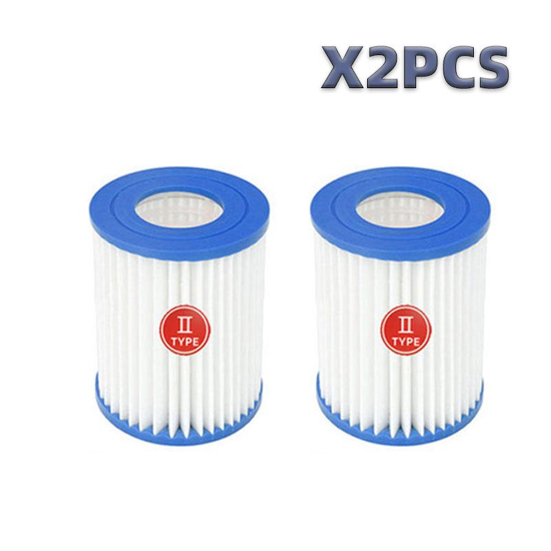 Swimming Pool Filter Compatible for Cartridge Type II, Replacement Hot Tubs Filter Compatible with Lay Z Spa Filter #58094 Pump