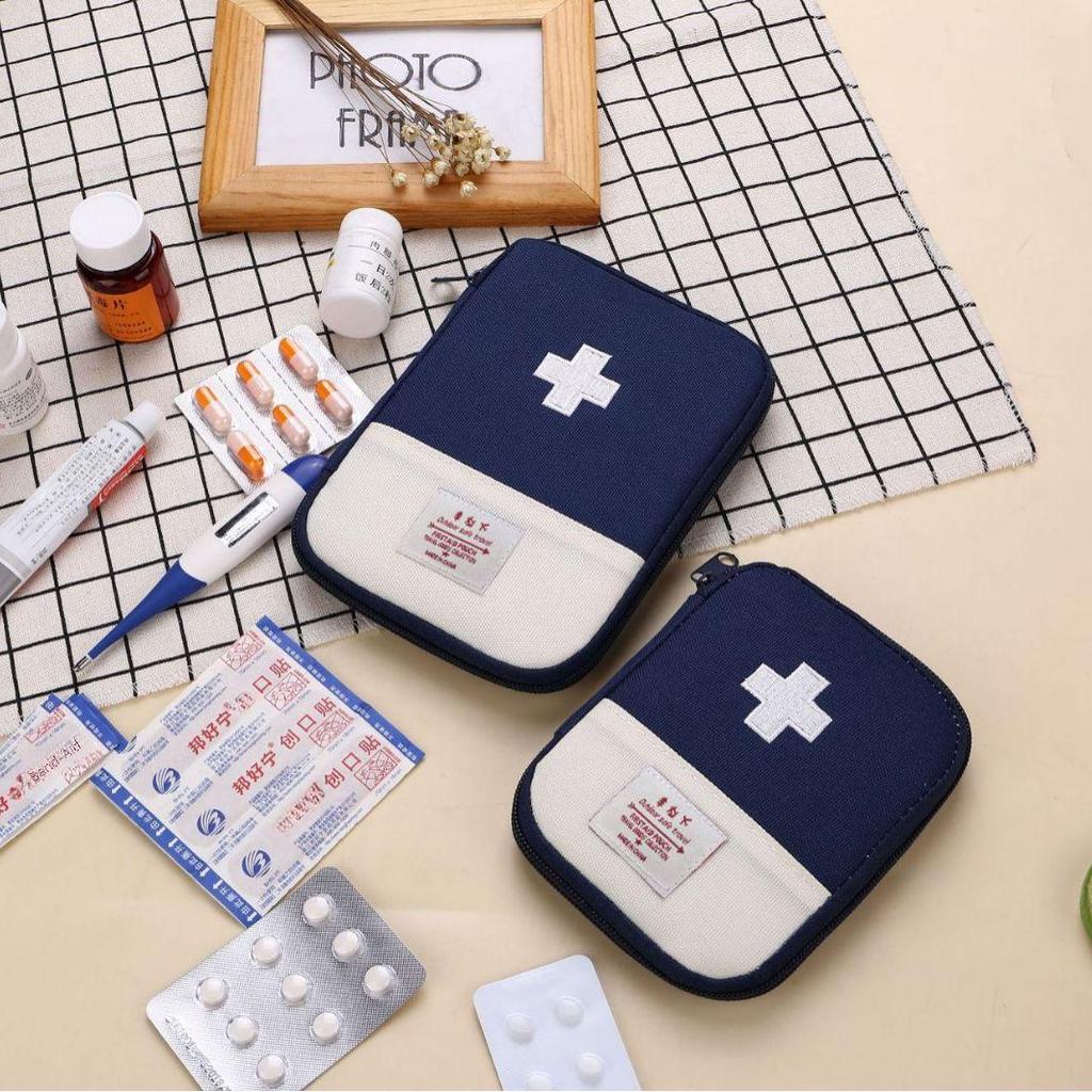 Компактная дорожная сумка для хранения лекарств - портативный небольшой органайзер для экстренной медицинской помощи