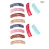 12pcs Vintage Large Thick Barrettes Women Girls Acrylic Hairpin Holder Elegant Headwear Curved Geometric Hair Clips