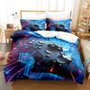 Digital 3D Three-Piece Set New 3D Gamepad Pattern Printed Bedding Home Textiles