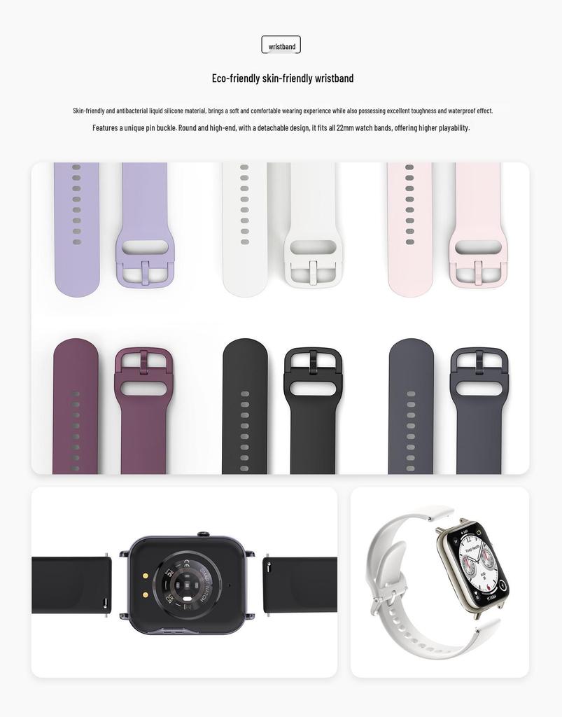 Модные смарт-часы Q19MAX: Мониторинг пульса и кислорода в крови, Bluetooth-звонки, водонепроницаемость IP68