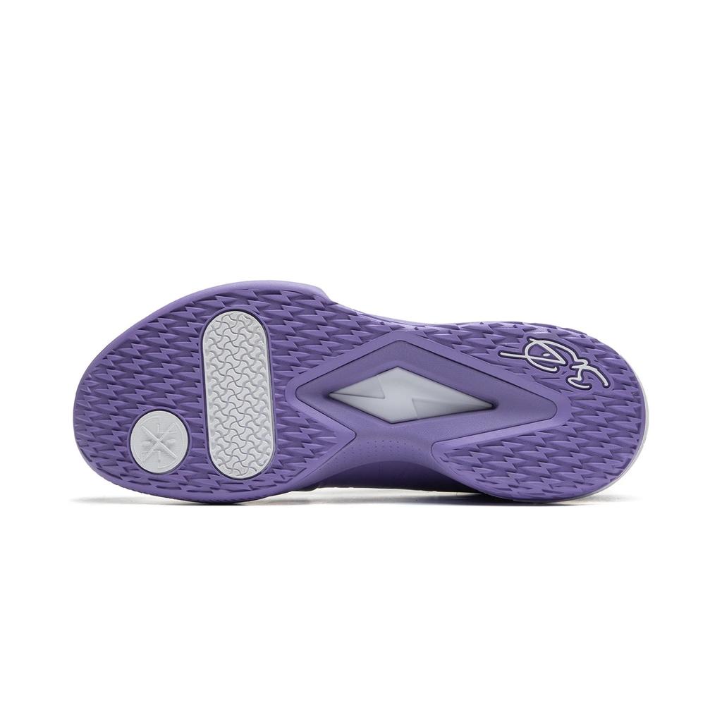 Li-Ning Li Ning Slip Resistant Abrasion Resistant Low top Basketball Shoes Men's Purple ABPU039-5