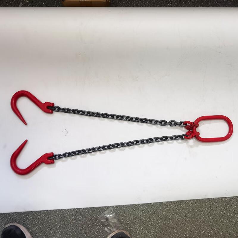 Xinsheneng Double Leg Lifting Chain Sling with Steel Pipe Hooks