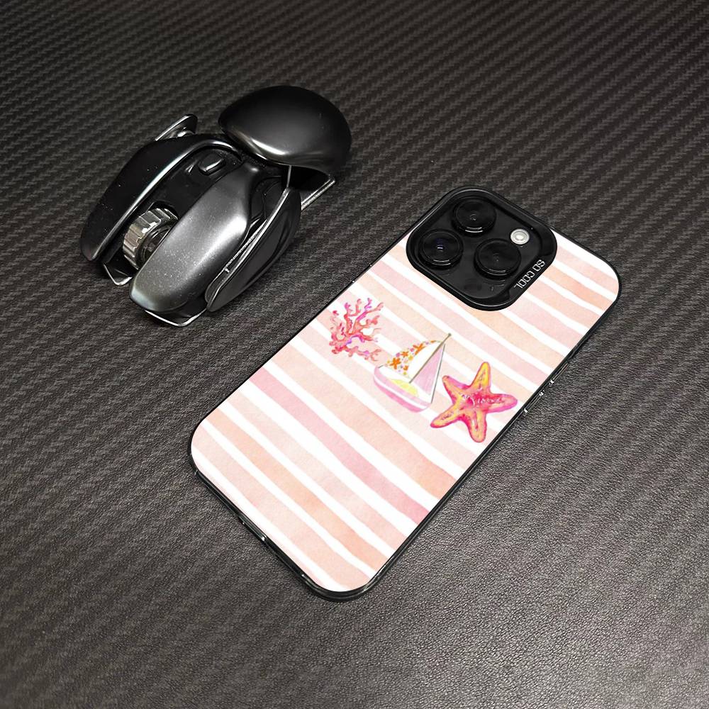 Милые Морские Жители, Крабы, Лобстеры Чехол для Телефона Для IPhone 17 16 15 14 13 12 11 Pro Max Plus Цвет Серебристый Чехол
