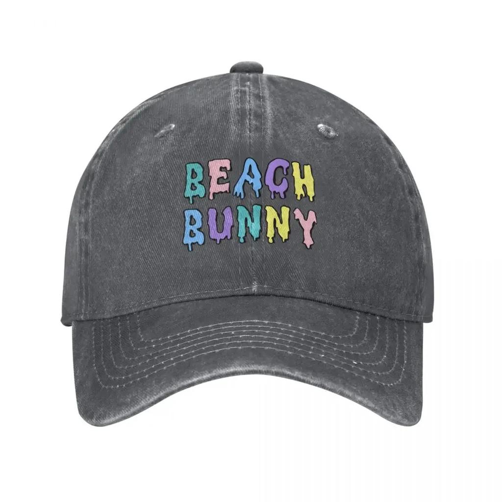 Beach Bunny sticker Baseball Cap F birthday derby hat Icon Caps Women Unisexs