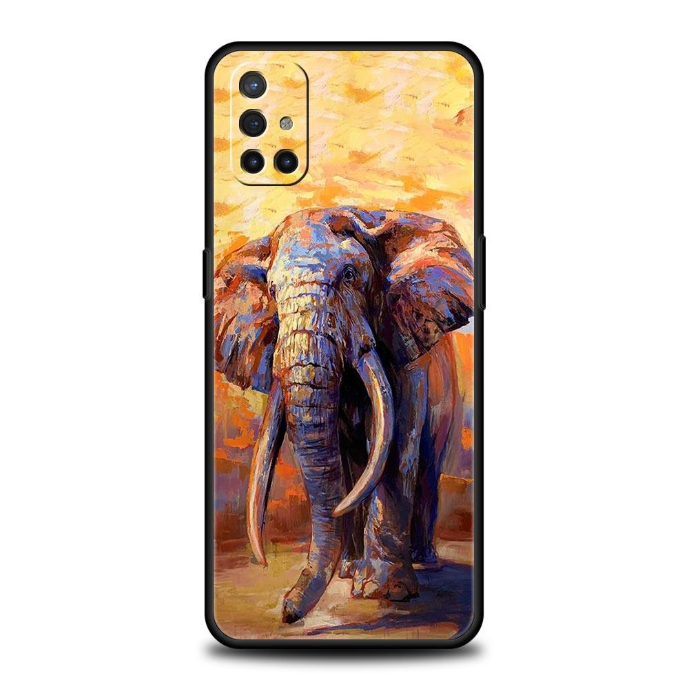 Креативный чехол для телефона Animal Elephant для OnePlus 12 11 10 9 8 7 7T Pro 12R 10R 9RT 9R 8T Nord N100 N200 N10 2T CE 2 5G Мягкий чехол