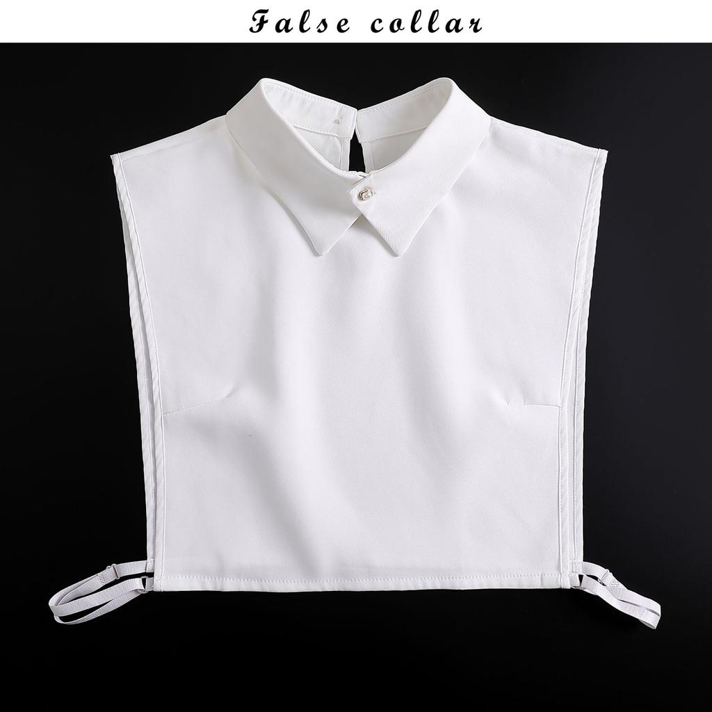 Hollow Lace Chiffon Doll Cotton Fake Collar Blouse Sweater Detachable Shirt Collar False Collar Lapel Women Top Collars Decor