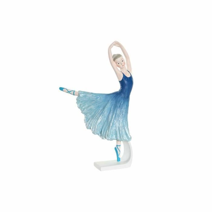 Figurine Décorative - Danseuse Classique - 13 X 6 X 23 Cm - Bleu - Romantique