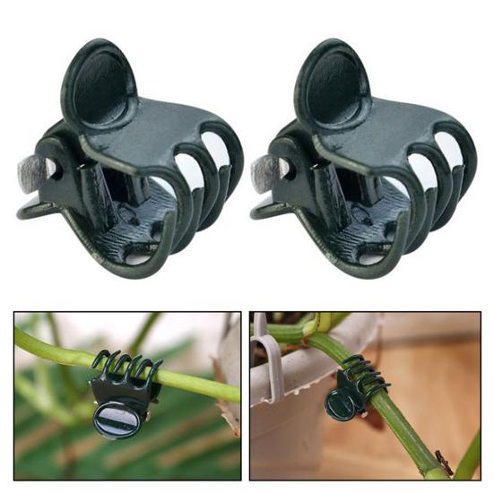 Зажимы для орхидей, садовые зажимы для поддержки растений, пластиковые зажимы для цветочных лоз для поддержки стеблей, лоз, стеблей, вьющихся растений, растущих вертикально