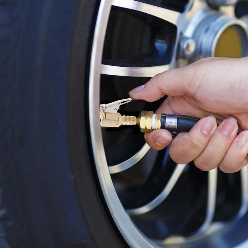 Головки адаптера для автомобильного воздушного насоса Аксессуары для компрессора для шин с предохранительным клапаном Адаптер для быстрого накачивания автомобильных шин