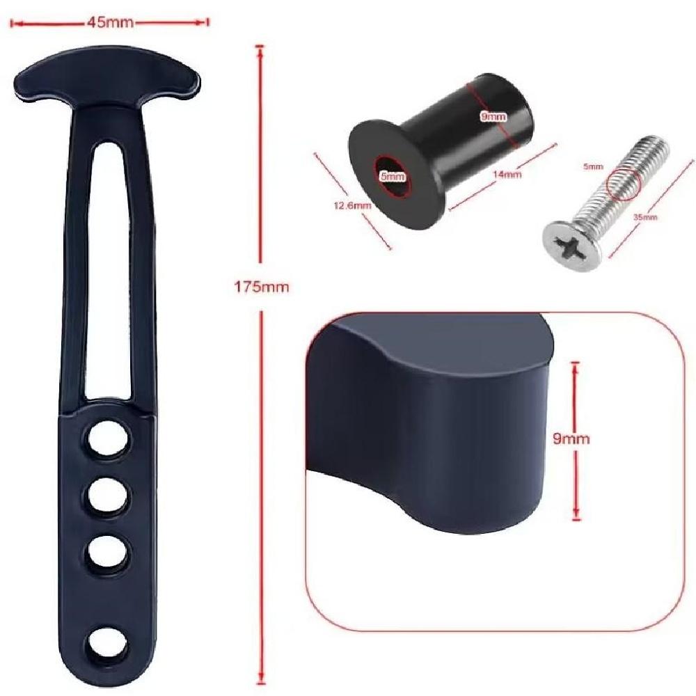 Ремень для телескопической лестницы на лодке, резиновая защелка морского класса с 3 регулируемыми монтажными отверстиями для 2-ступенчатой, 3-ступенчатой или 4-ступенчатой лестницы 