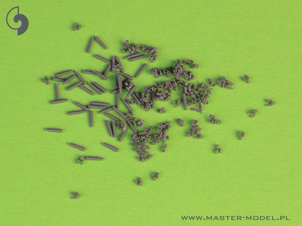 Master Модель WW2 Американский пулемет Browning M2HB Калибр Патронная лента Звенья и пустые гильзы 150 штук Пластиковая модель 1/35 .50 (12.7mm) Набор,