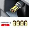 4PC Metal Car Wheel Tire Valve Cap Tyre Stem Cover Accessories For Porsche Cayenne Macan 911 718 Taycan Boxster Cayman stickers