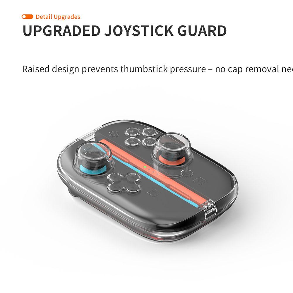 Прозрачный защитный чехол для Switch 2 Joycon Противоударные игровые аксессуары для Switch 2 Коробка для хранения левого и правого контроллеров