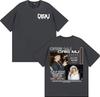 Rapper CRIS MJ Album Tour 2025 Graphic Tshirts Unisex Women Vintage 90s Hip Hop Street Tshirt Casual 100 Cotton Oversized T Shirt