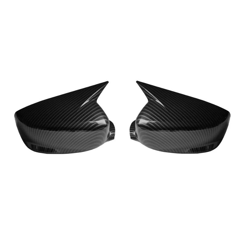 Для Honda Accord 8th 8.5th 9th 2008 2009 2010-2017 Крышка зеркала заднего вида, глянцевый черный карбоновый комплект кузовных аксессуаров