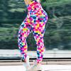 Mosaic Digital Printing Quick-drying Breathable Fitness Trousers Thin Lifting Hip Bottoms Cross-border Yoga Trousers Female