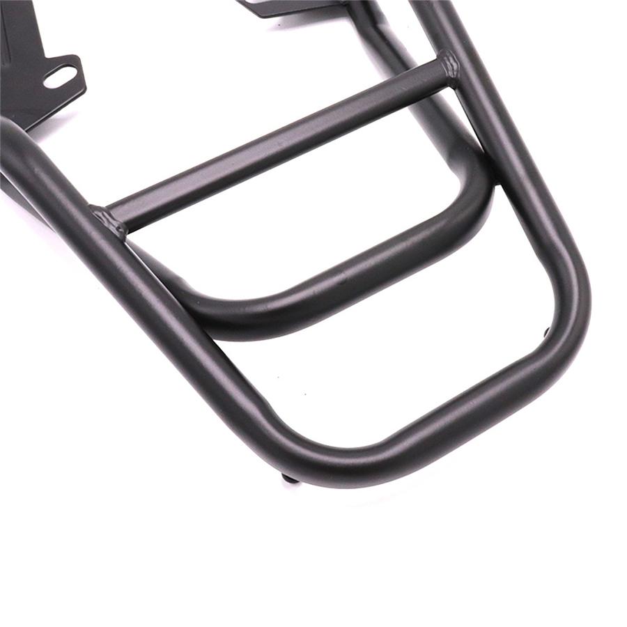 Black Motorcycle Tail Luggage Rack Tool Box Bag Mounting Bracket Seat Extension