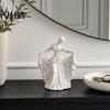 3D Printed Home Decor Dancer Figurine, Elegant Dance Girl Statue with Flowing Dress, Aesthetic PLA Art Classical Ornament Sculpture for Decor, Modern
