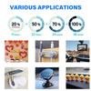 40 шт. Универсальные клейкие adhesive pads VHB, Запасная монтажная лента, Двусторонняя лента повышенной прочности, Идеально подходит для домашнего декора и автомобилей, В комплекте 4
