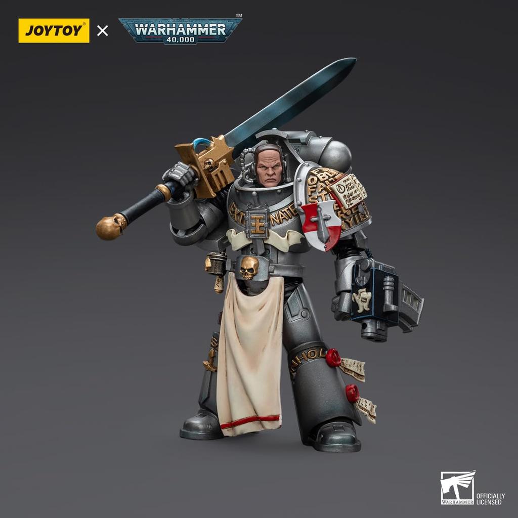JOYTOY Warhammer 40,000 1/18 Экшн-фигурка Серые Рыцари Ударный Отряд Юстикар 4,7" Коллекционный Набор Экшн-фигурок
