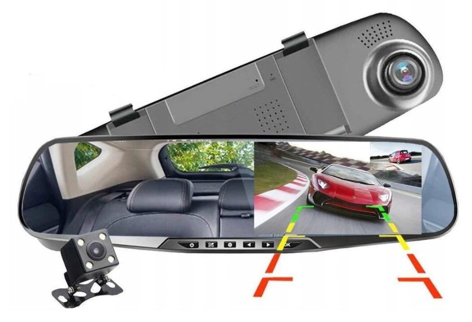 Video Recorder In The Mirror Car Reversing Camera Driving Recorder