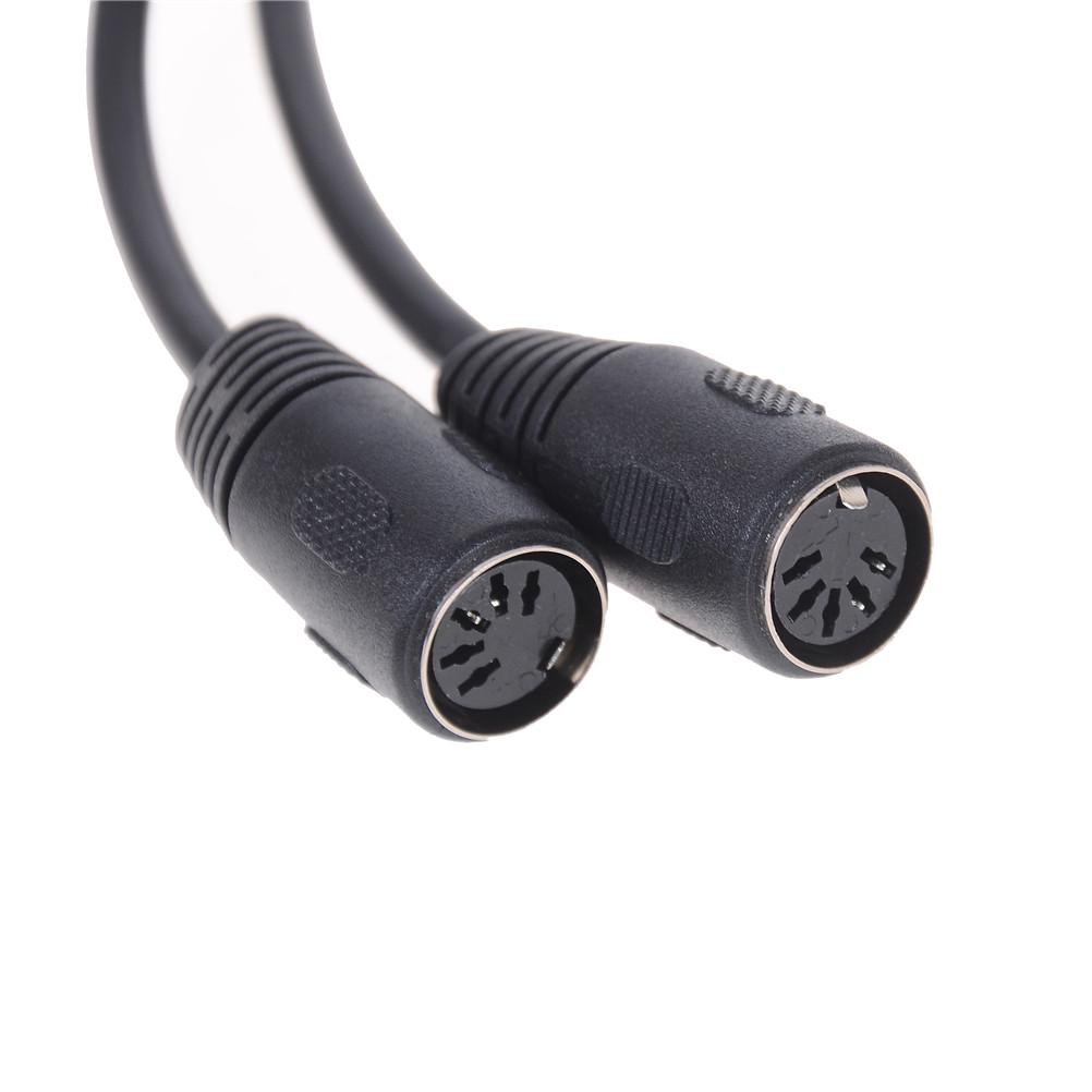 1X50 см 5-контактный переходник Midi Din Y-разветвитель кабеля 1 штекер на 2 гнезда