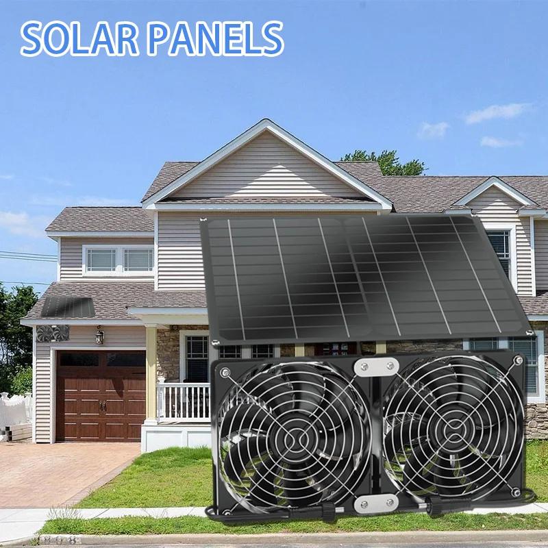 Тепличный эффективный отвод тепла, уличный солнечный вытяжной вентилятор, подходящий для курятника, электрического вентилятора для домашних животных