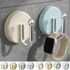 Plastic Key Hanger Self Adhesive Sticky Hook Creative Wall Hanging Hook  Bathroom