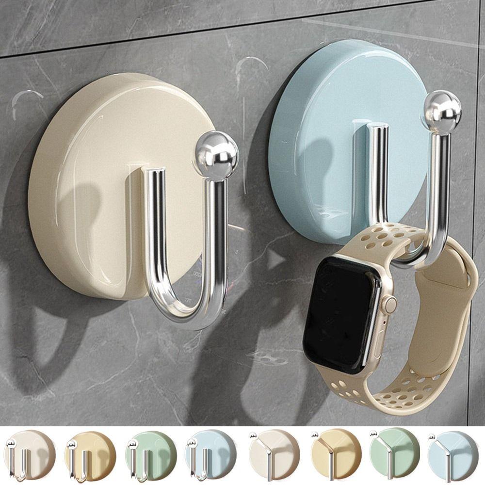 Plastic Key Hanger Self Adhesive Sticky Hook Creative Wall Hanging Hook  Bathroom