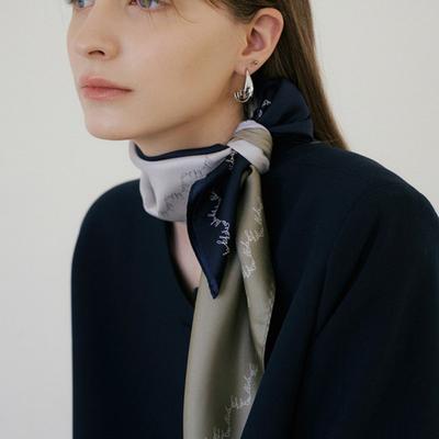 BB’DE SOLI’DE Pell Silk Scarf (2color)