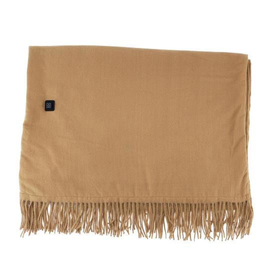 USB Накидка-шаль с подогревом для женщин, портативное носимое одеяло с подогревом с кисточками, интеллектуальный контроль температуры, шарф с подогревом для зимы