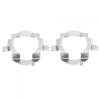 Akozon 2 Bulbs H7 LED Car Headlight Bulb Adapter Base Retainer Holder for Ford