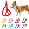 Dog Harness Cat Nylon Strap Vest Collar Leash Set Escape Proof Puppy Pet Outdoor Walking Adjustable Kitten Durable Traction