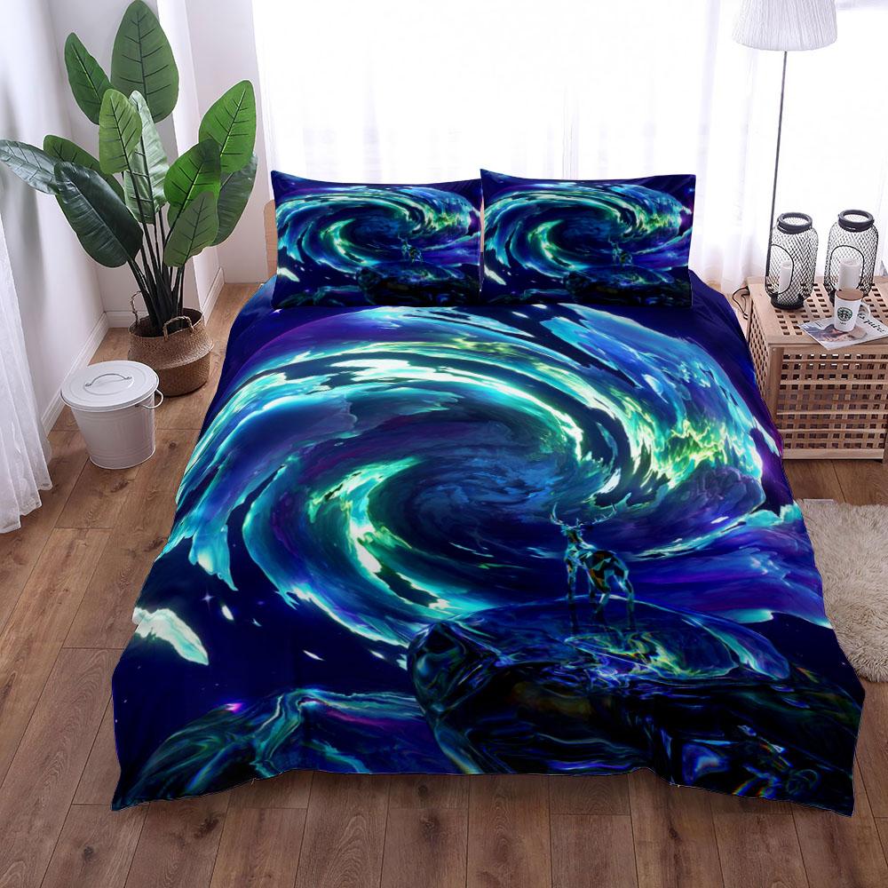 Комплект постельного белья Worm Hole Astronomy King Queen Double Full Twin Single Size
