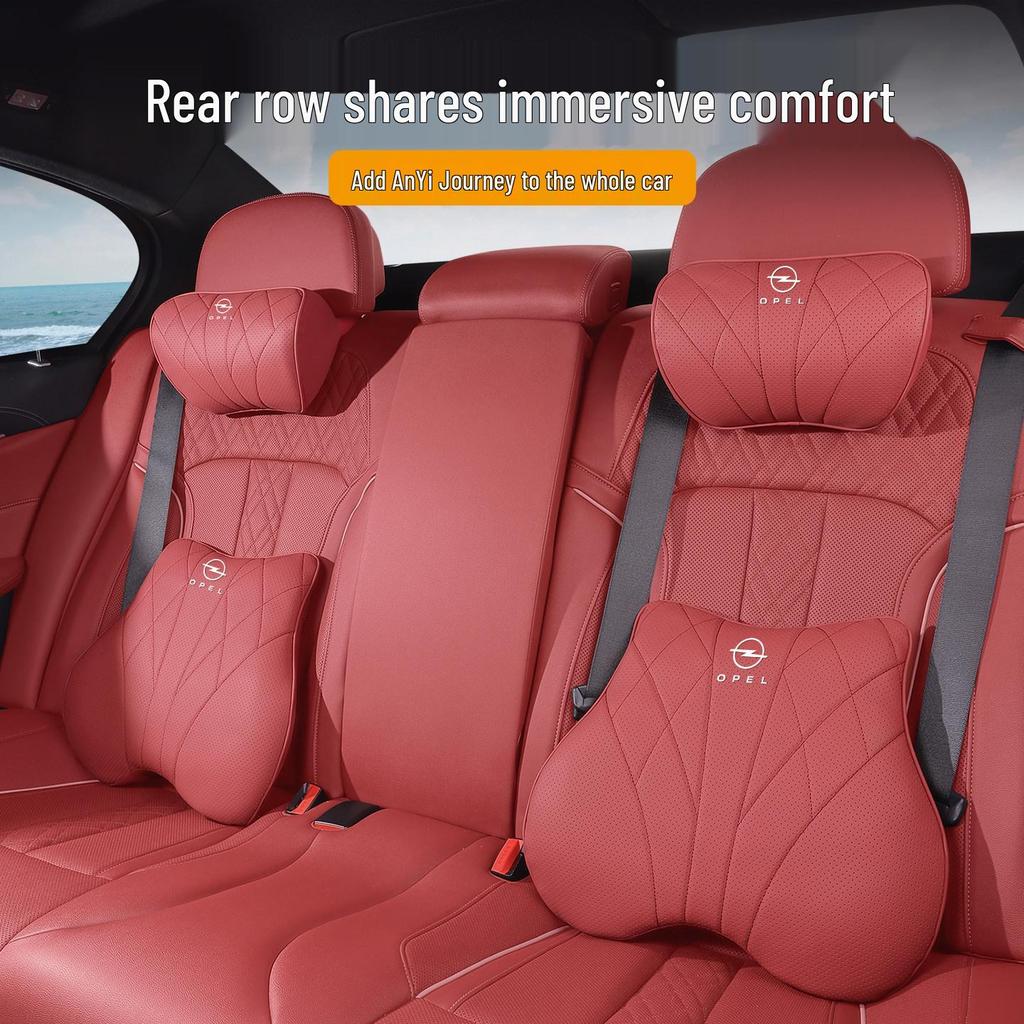 Opel Car Headrest Memory Foam Neck Pillow for Astra, Insignia, Vivaro, Zafira, Antara