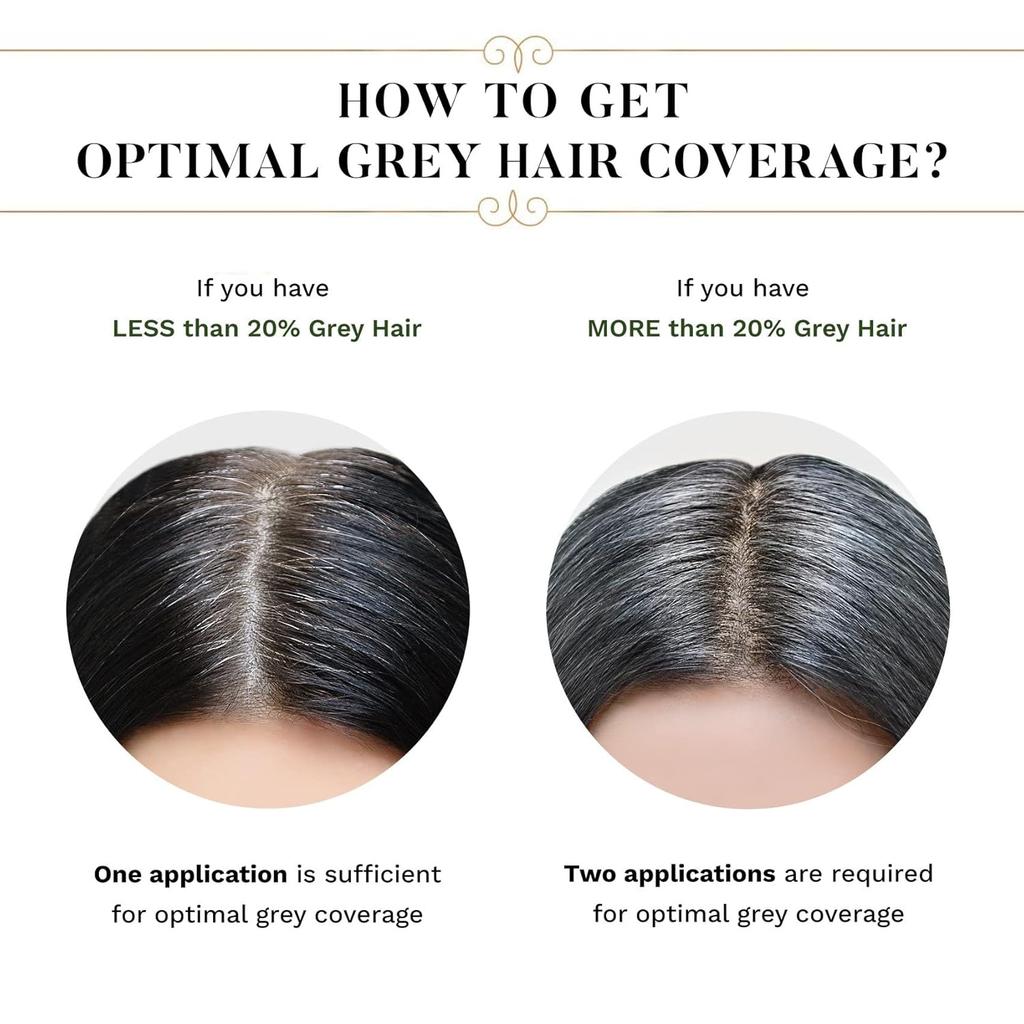 SESA Natural Black Hair Colour Kit For First Greys DIY 3 Step Ayurvedic Organic Color No Ammonia PPD Sulphates Pack Of 1